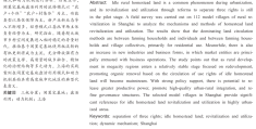 本团队程鹏副研超大城市闲置宅基地盘活利用模式和动力机制：以上海乡村振兴示范村为例